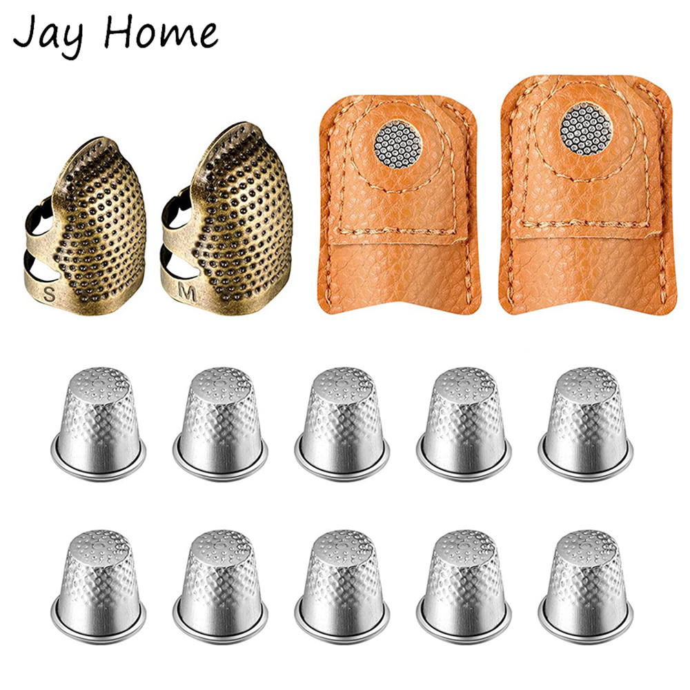 Sewing Thimble Metal - 14 adet Dikiş Yüksük Seti Metal