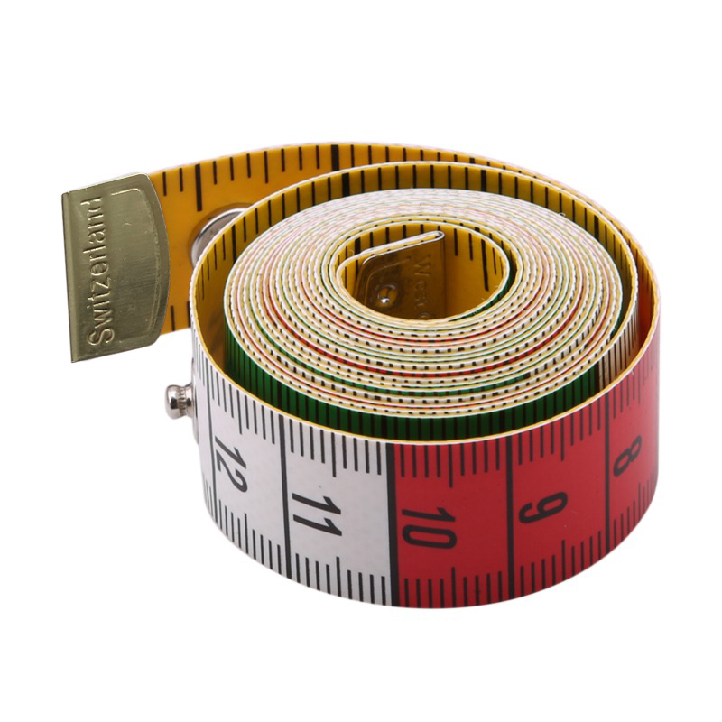 Sewing Gauge Ruler - 1.5M Yumuşak Mezura Terzi Bandı Çıtçıtlı