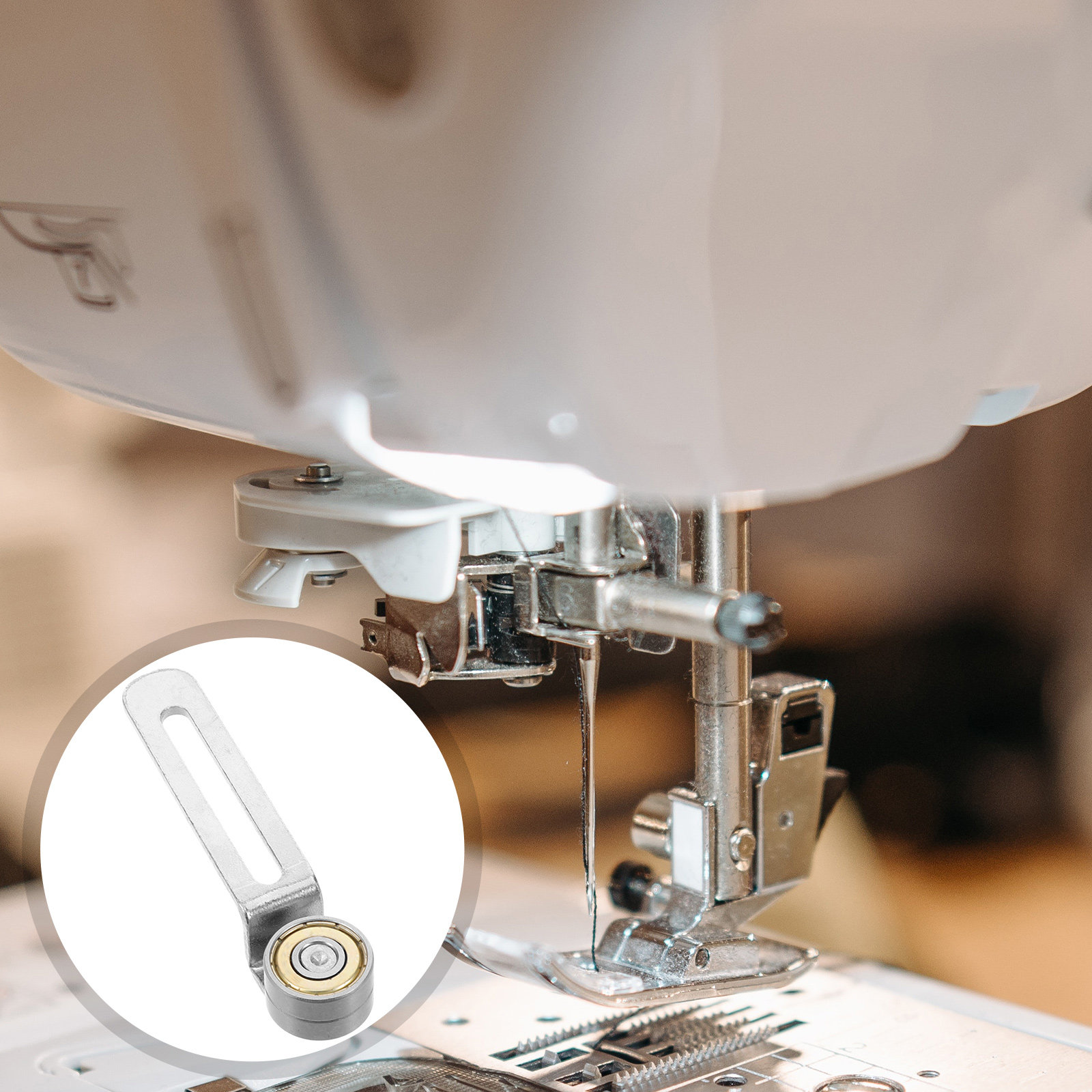 Sewing Gauge Ruler - Paslanmaz Çelik Çift Rulmanlı Dikiş Makinesi