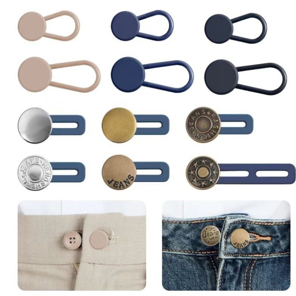 Button Hole Cutter - 12/16/24/26 adet Düğme Tarzı Düğme Uzatıcılar
