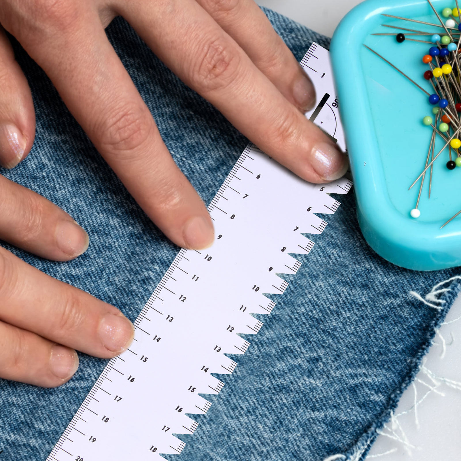 Mini Kapitone Cetveli, Patchwo - Sewing Gauge Ruler incelemesi ve fiyatı