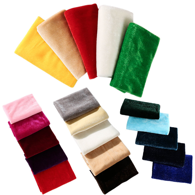 5 adet 50x50cm düz renk kadife - Sewing Velvet Fabric incelemesi ve fiyatı