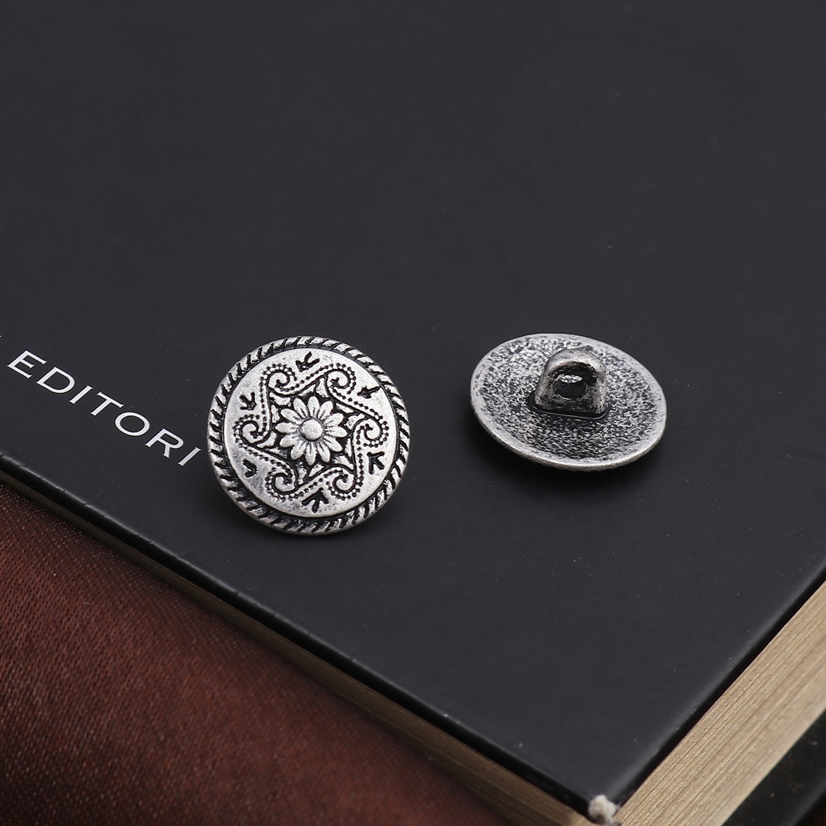 10 adet Vintage Metal Saplı Dü - Button Hole Cutter incelemesi ve fiyatı