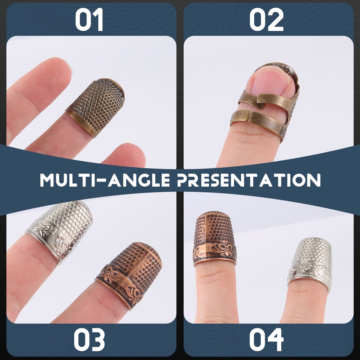 MALL 6 Parça Dikiş Yüksüğü Par - Sewing Thimble Metal incelemesi ve fiyatı