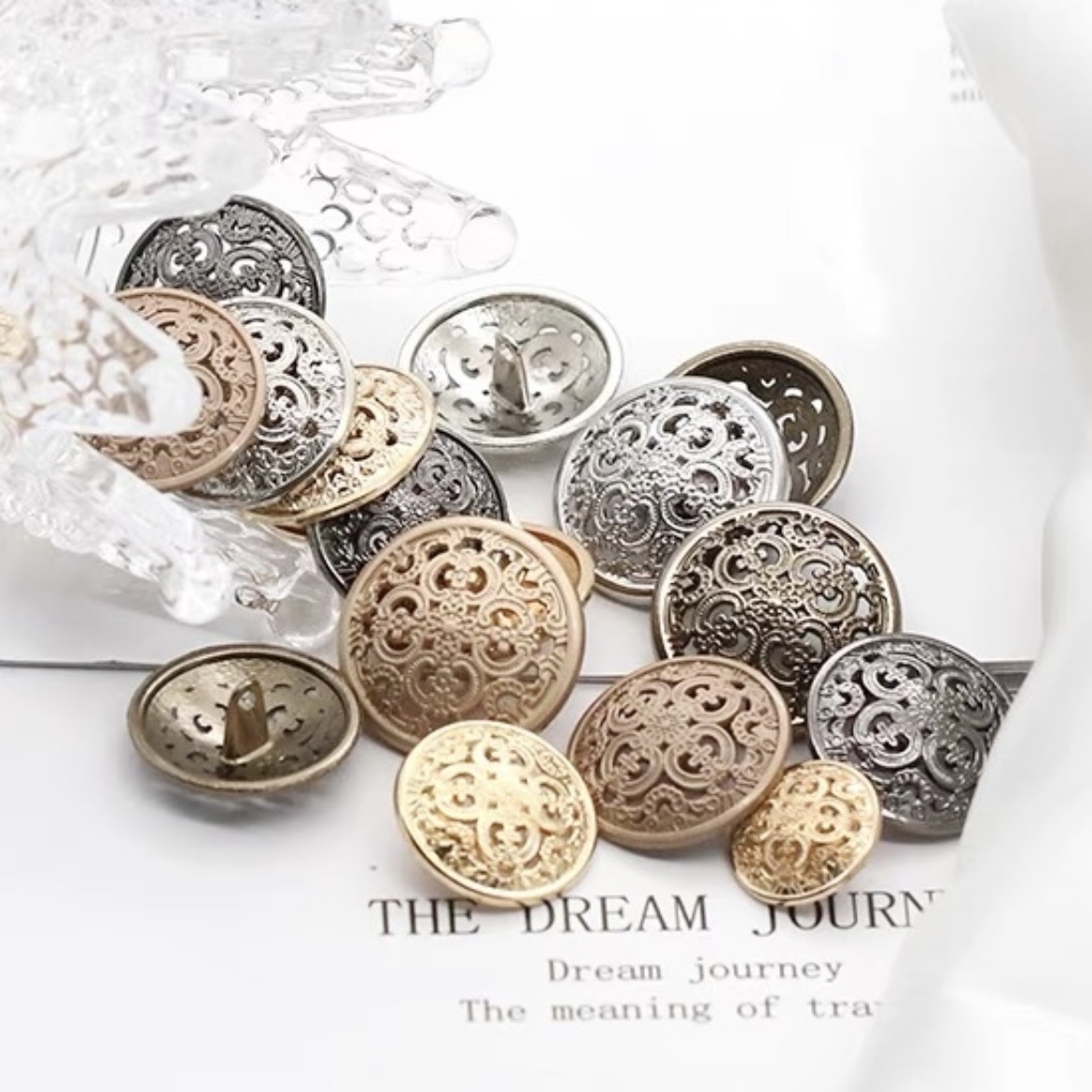 20 adet/grup Moda Metal Içi Bo - Button Hole Cutter incelemesi ve fiyatı