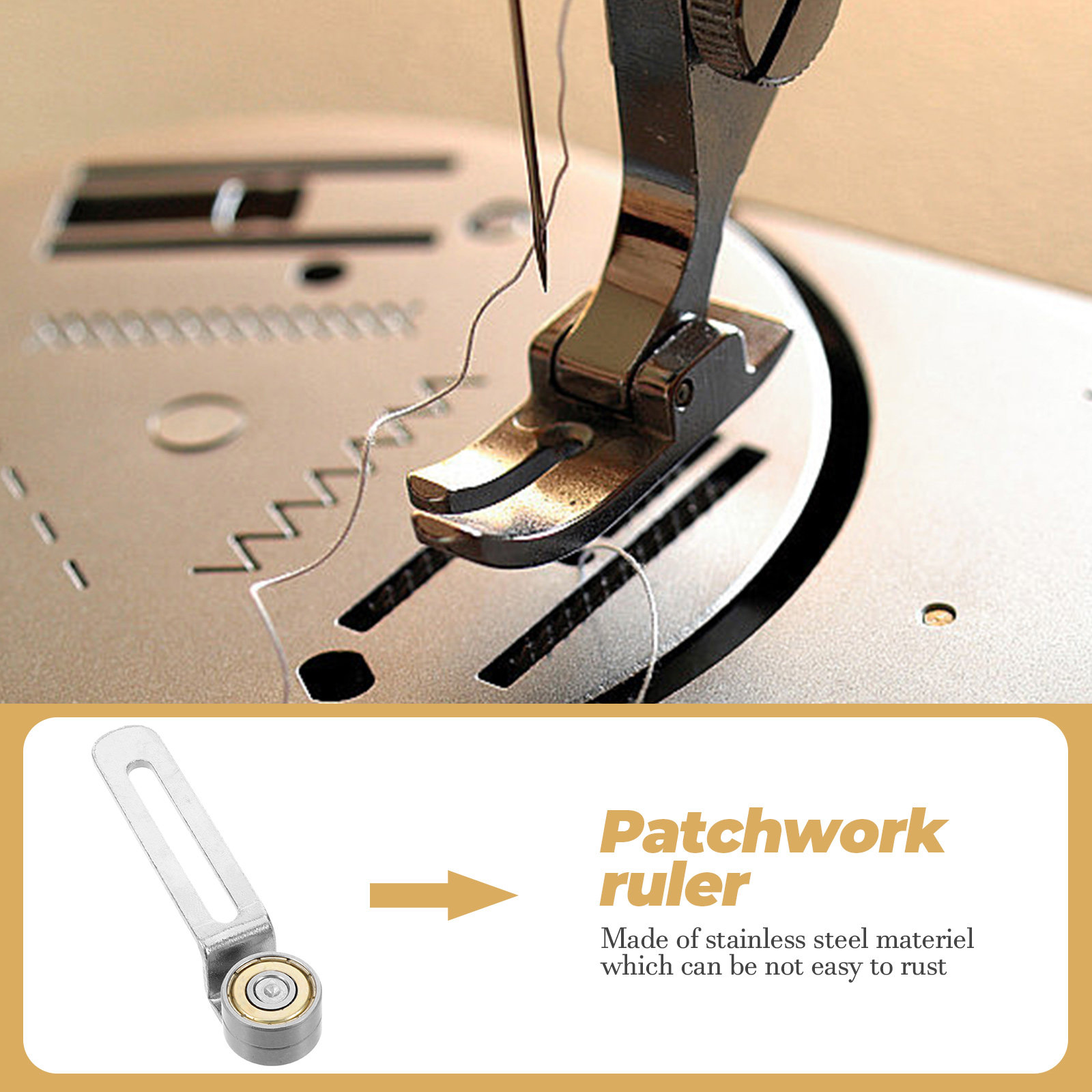 Paslanmaz Çelik Çift Rulmanlı  - Sewing Gauge Ruler incelemesi ve fiyatı