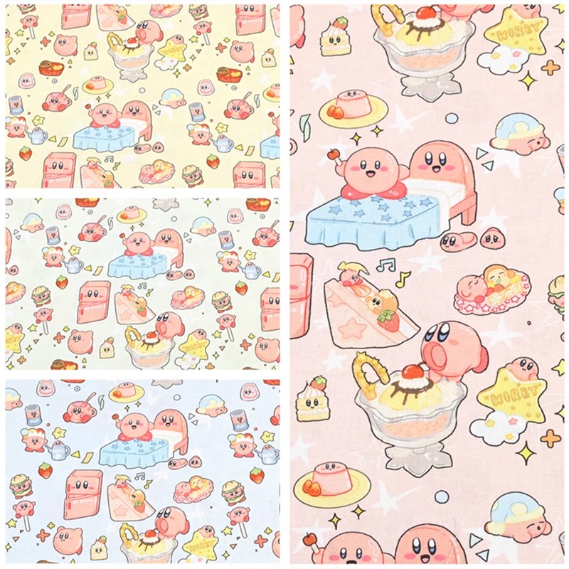 Karikatür Kirby %100 Pamuklu K - Textile And Sewing Materials incelemesi ve fiyatı